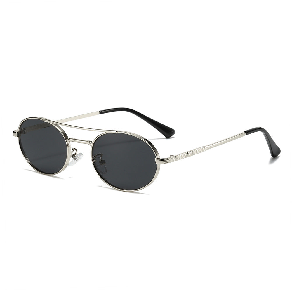 Women's Fashion Oval Sunglasses in Minimalist Design Kalsten