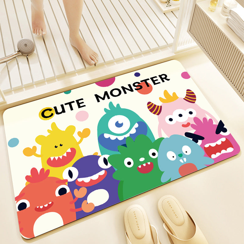 Playful Cartoon-Themed Area Mat