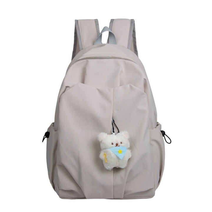 Backpack with High-Quality Craftsmanship and Cute Teddy Pendant Kalsten