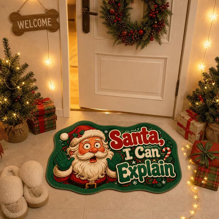 Holiday-Themed Decorative Door Mat