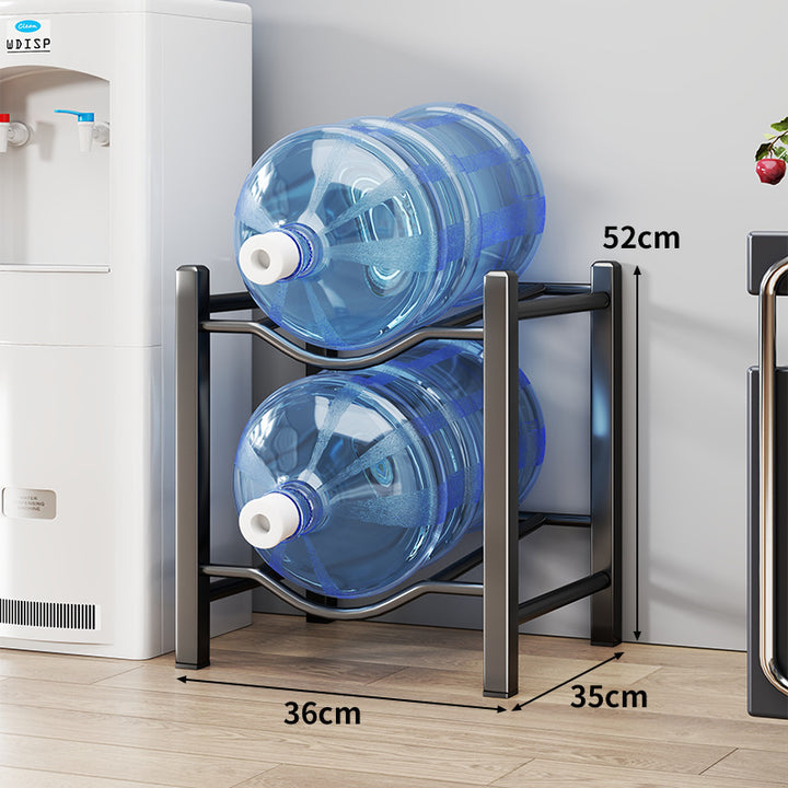 Heavy-Duty Triple-Tier Water Jug Rack for Large Bottles