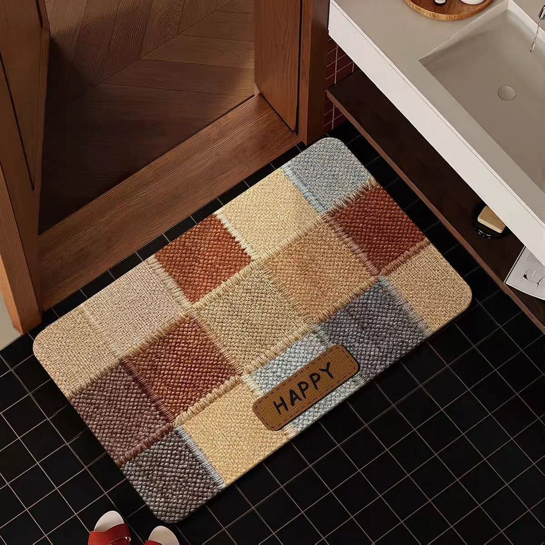 Cozy Patchwork Bath Mat Kalsten