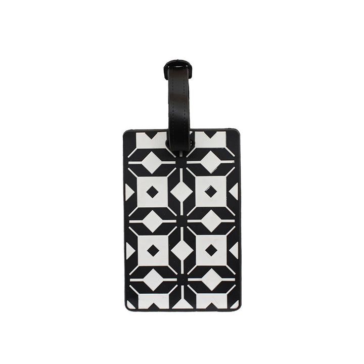 Unisex Luggage Tag with Modern Geometric Design Kalsten