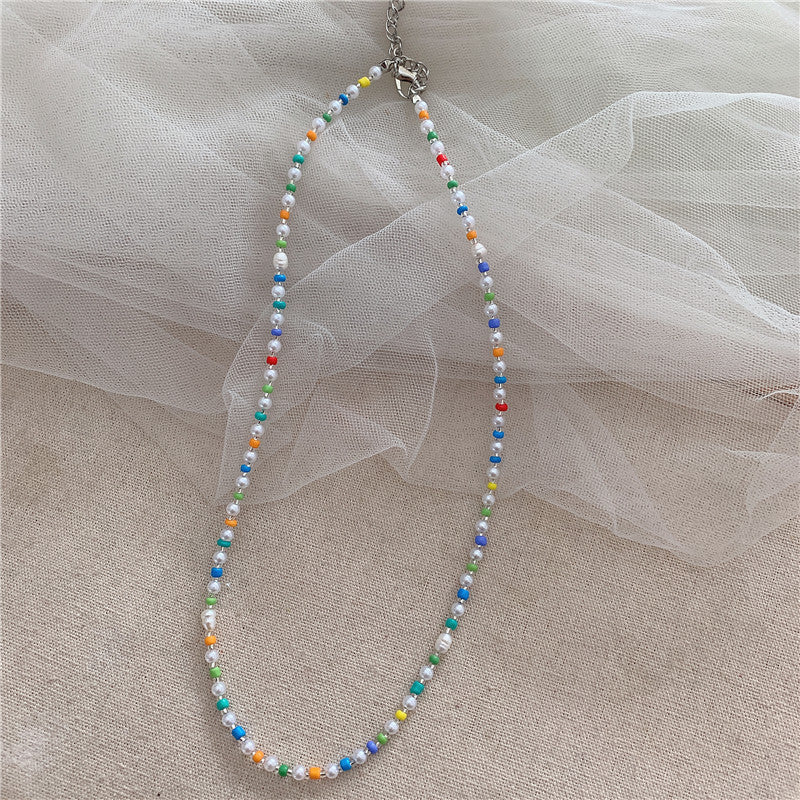 Colorful Beaded Kalsten Necklace