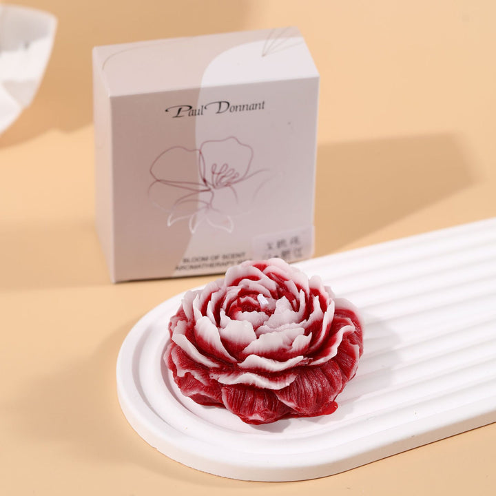 Hand-Carved Rose Blossom Decorative Soap Bar Gift Set