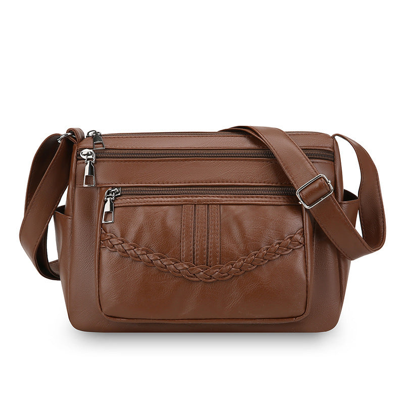 WoStylish Leather Crossbody Bag