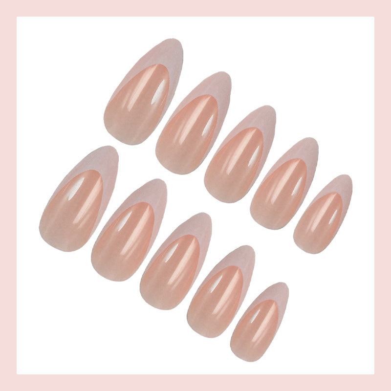 Acrylic nail set with elegant, natural design Kalsten