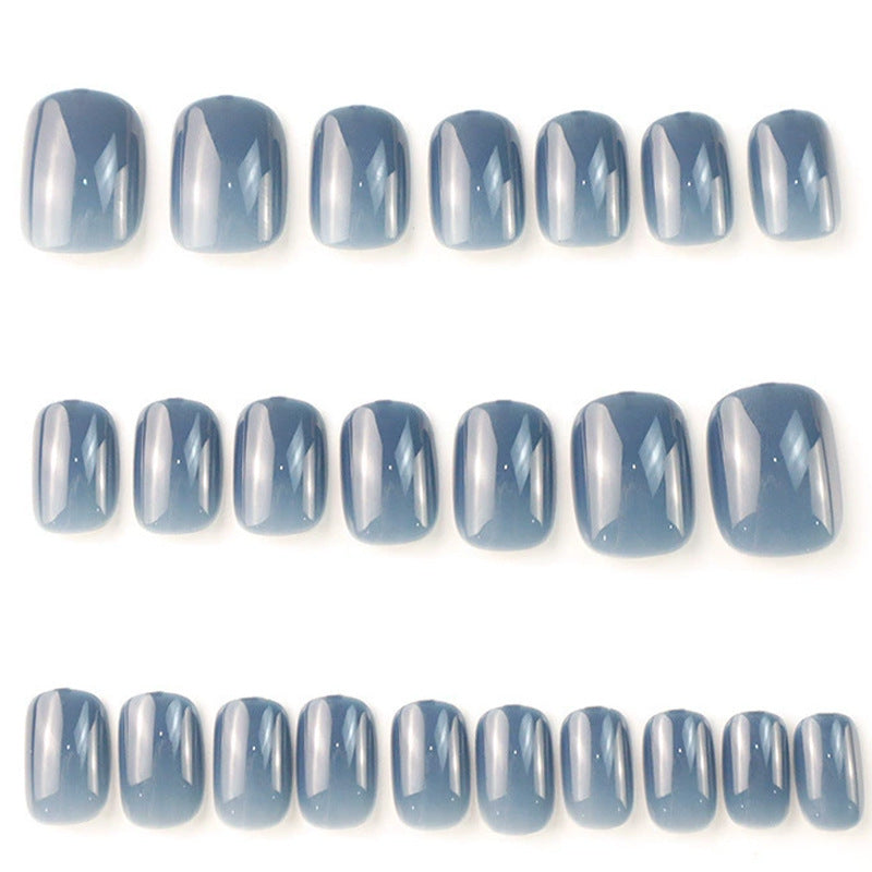 Glossy Press-On Nail Set with Sparkling Finish Kalsten