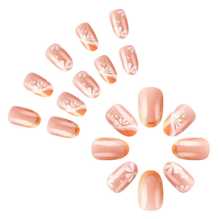 Elegant Floral Design Nail Art Kalsten