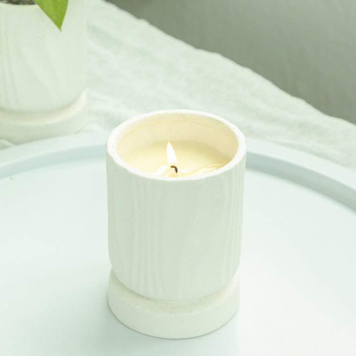 Decorative Textured Candle Holder Kalsten