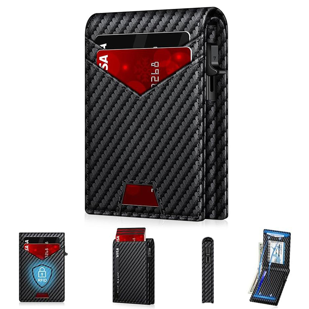 Slim Multi-Card Carbon Fiber Wallet Kalsten