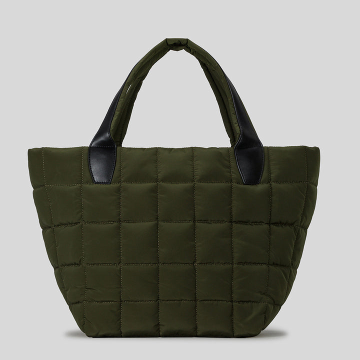 Quilted Puffer Tote Bag