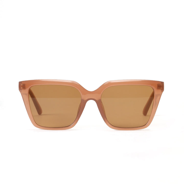 Women's geometric sunglasses with protective UV filter and stylish tortoiseshell design Kalsten