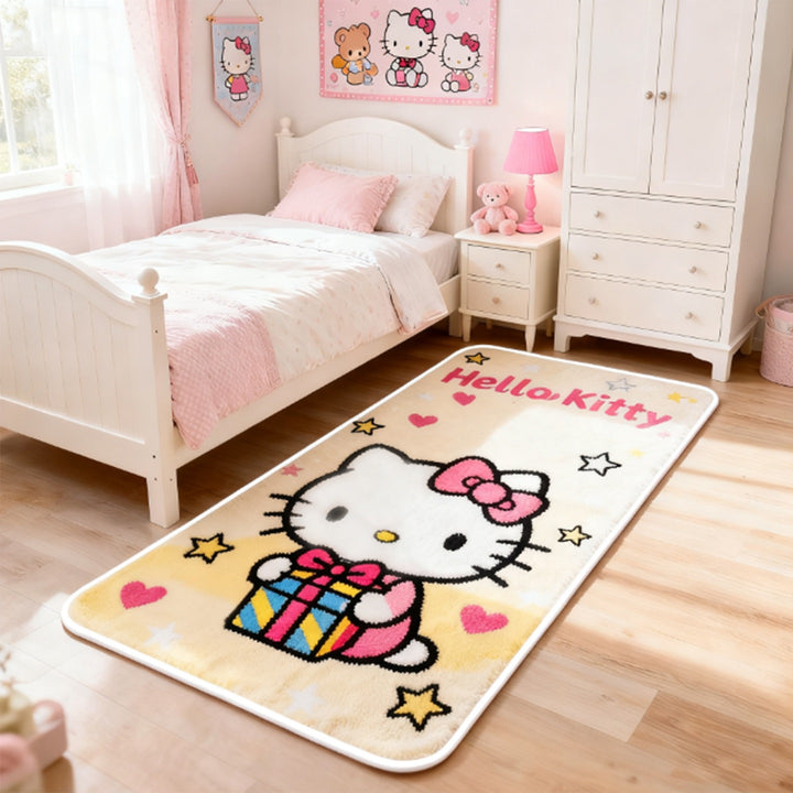 Cartoon-Themed Plush Area Rug