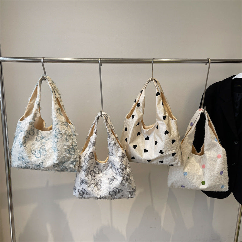 Embroidered Canvas Tote Bag Kalsten