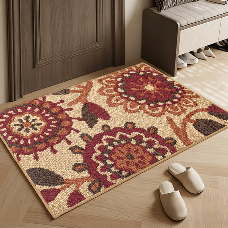 Artistic Floral Area Rug