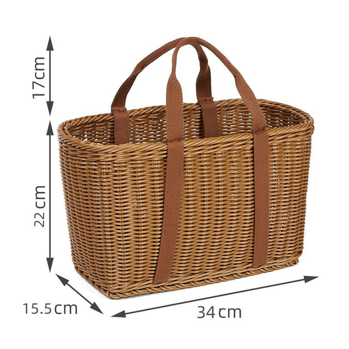 Natural Woven Market Basket Kalsten