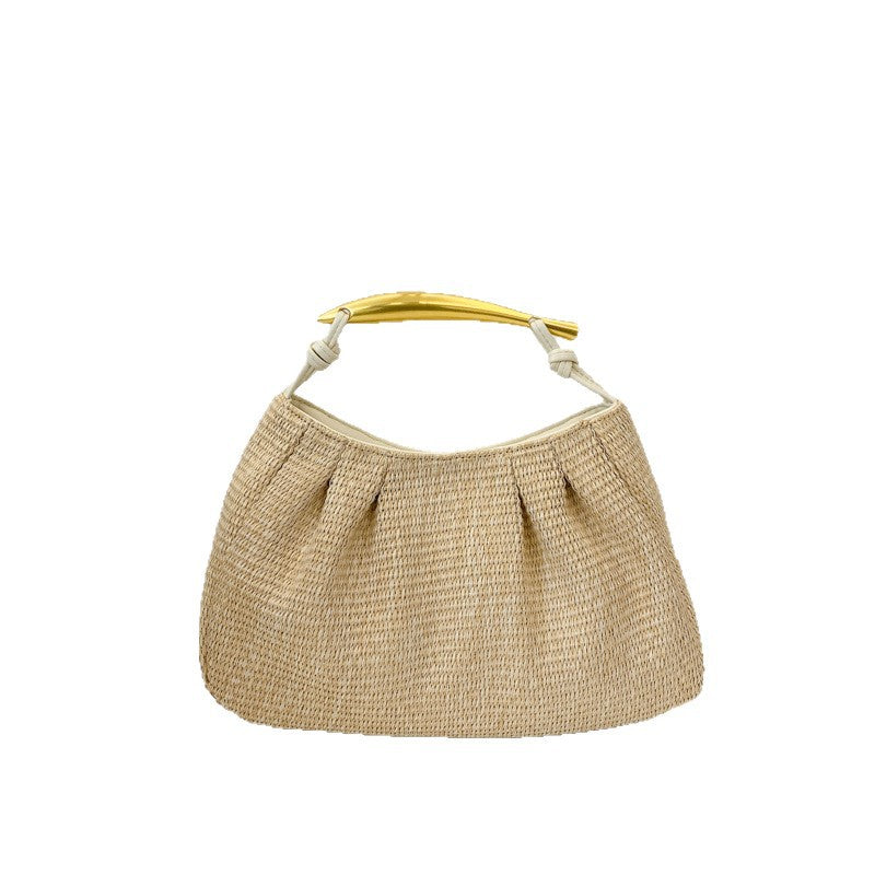 Handbag with Elegant Wooden Handle Kalsten