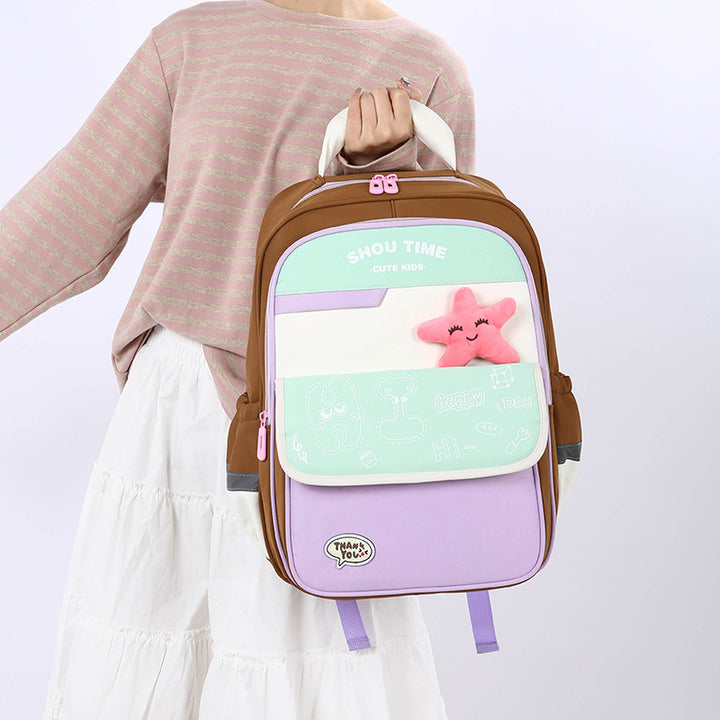 Kid's Playful Cartoon-Themed Backpack Kalsten
