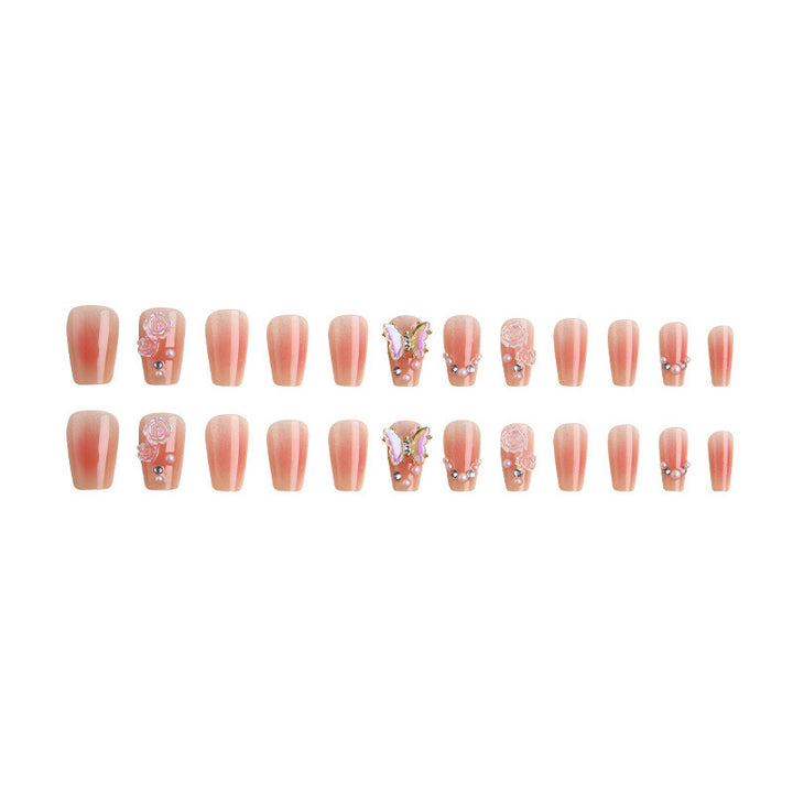 Decorative Press-On Nail Design Set