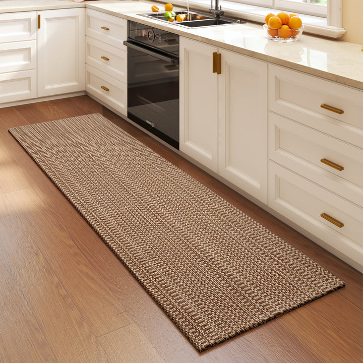 Geometric Pattern Kitchen Runner Mat