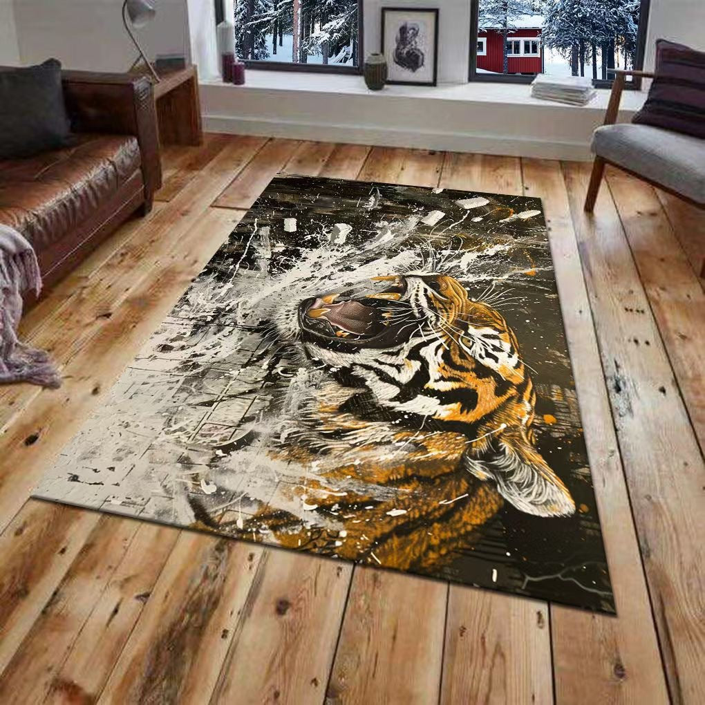 3D Printed Tiger Wall Mural Kalsten