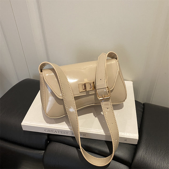 Elegant Patent Leather Crossbody Bag