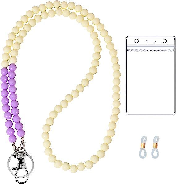 Beaded Lanyard with ID Holder Kalsten