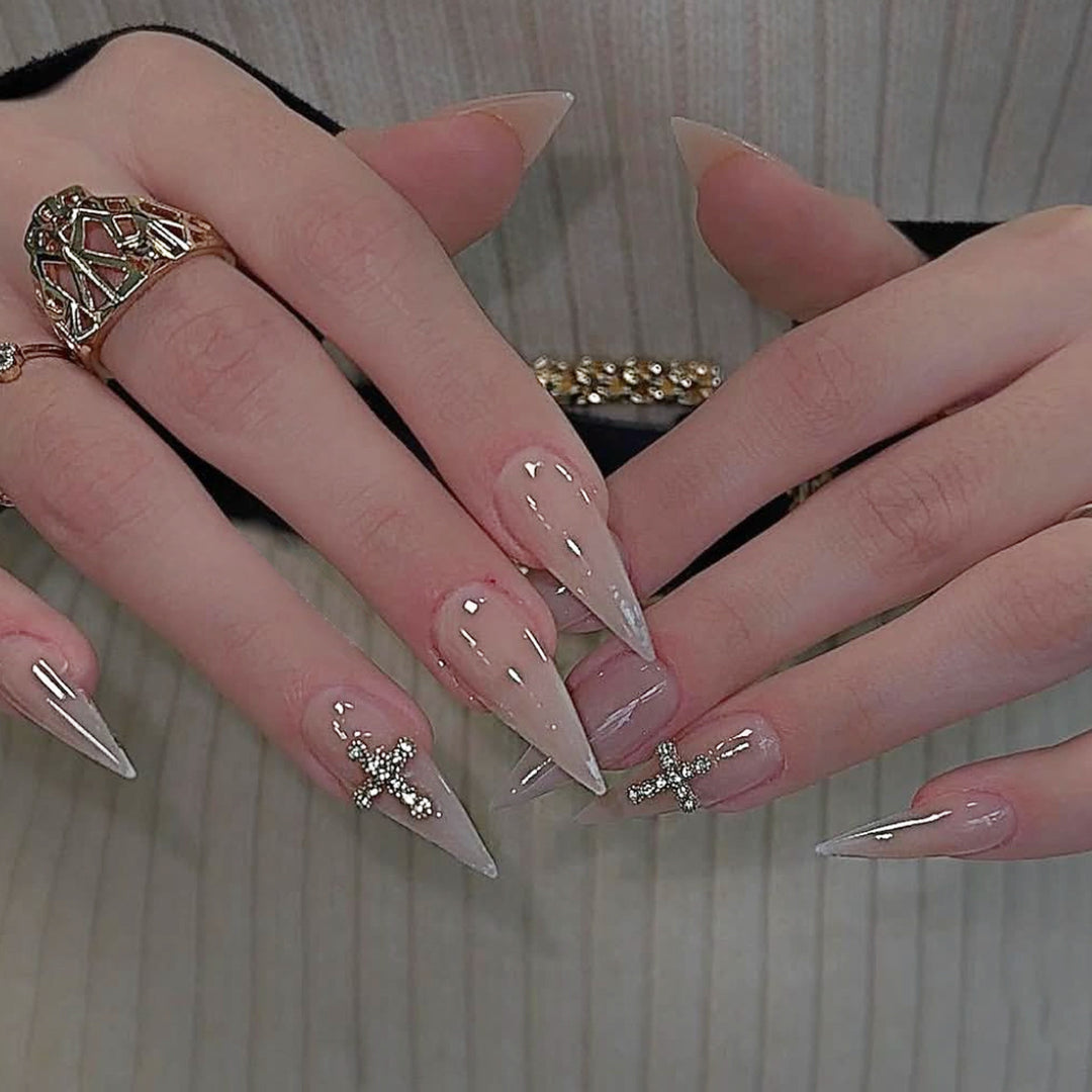 Elegant Stiletto Nail Art Extensions Kalsten