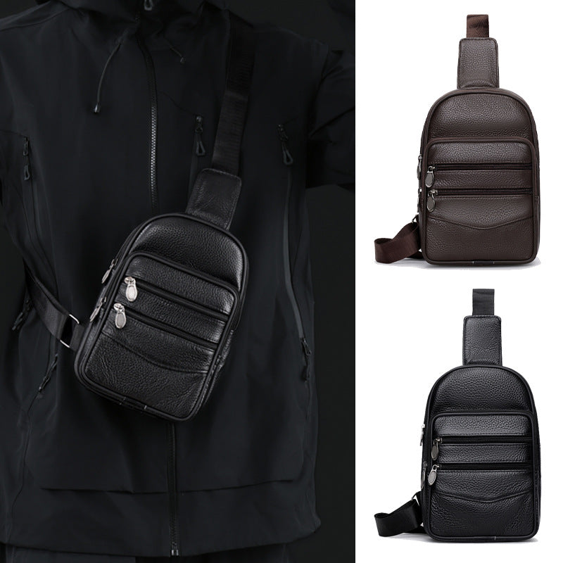 Durable Leather Sling Bag
