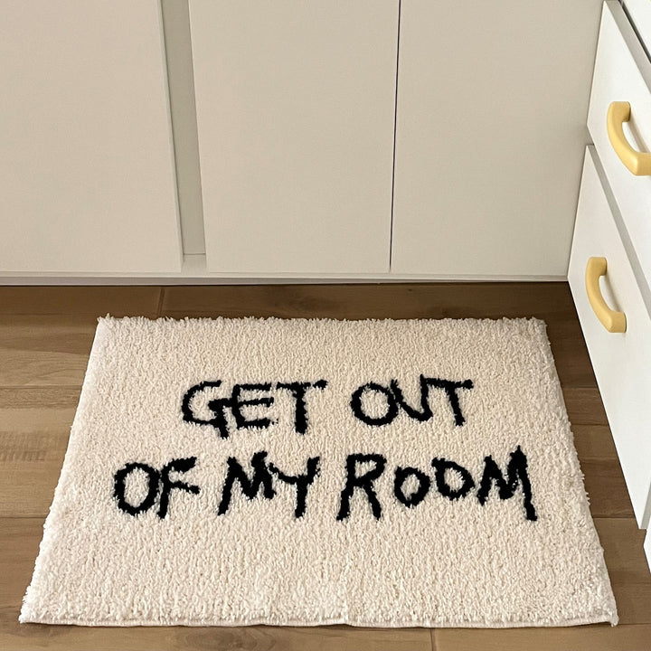 Funny Text Bath Mat Kalsten