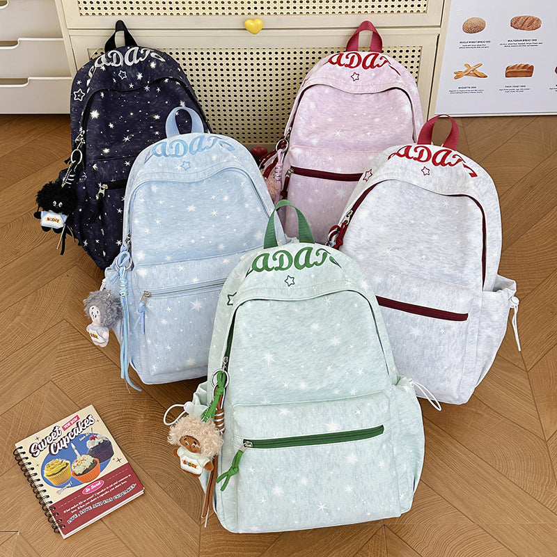 Stylish Star-Patterned Backpack Kalsten 1791205224