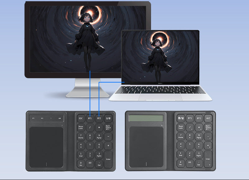 Wireless Numeric Keypad with Touchpad Kalsten