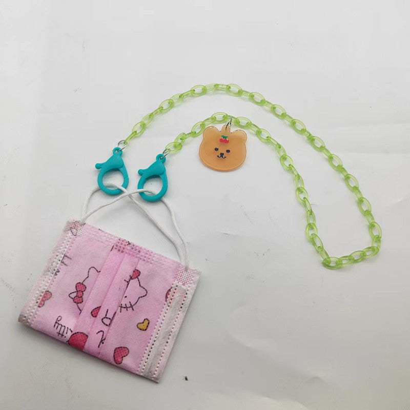 Glasses chain holder with cute bear pendant Kalsten