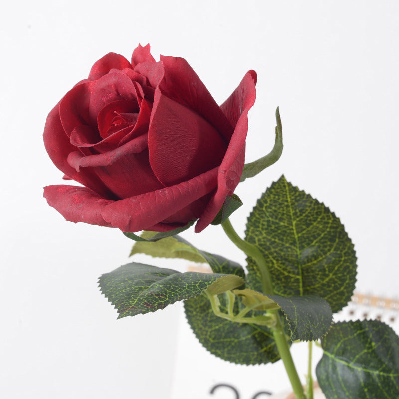 Artificial Silk Rose Flower Decoration