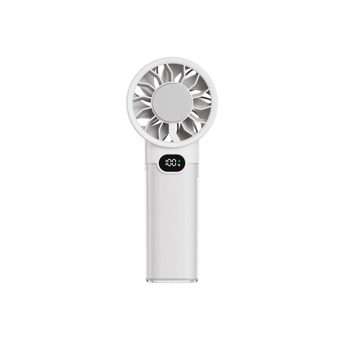 Women portable foil fan with digital display Kalsten