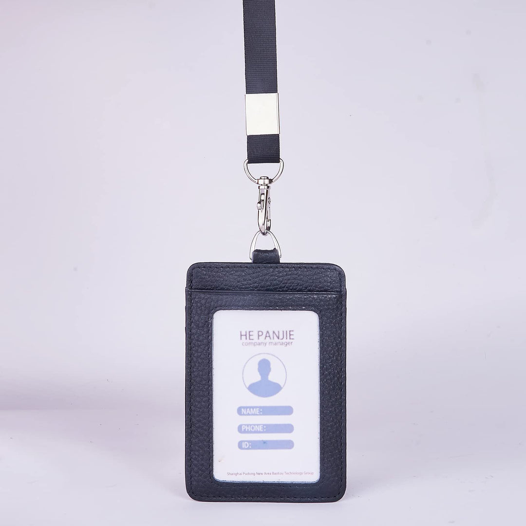 Versatile RFID-Blocking Leather ID Card Holder Kalsten