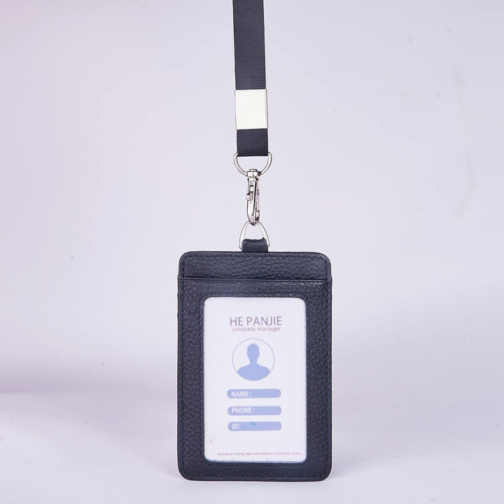 Versatile RFID-Blocking Leather ID Card Holder Kalsten