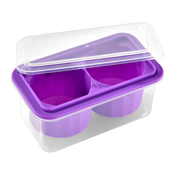 Silicone Ice Cube Tray with Practical Lid Kalsten