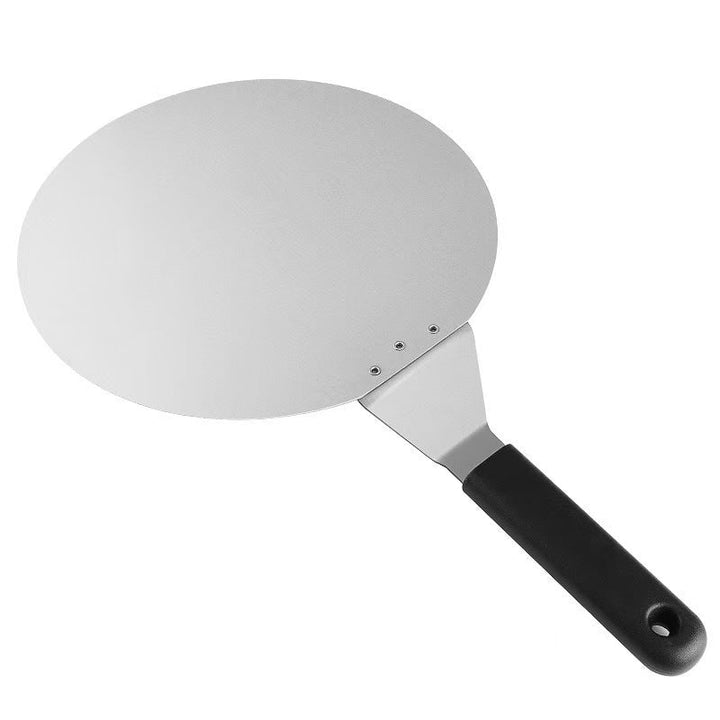 round stainless steel pizza peel with ergonomic heat resistant handle Kalsten