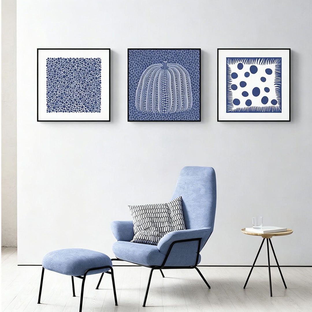 Contemporary Abstract Pumpkin Canvas Art