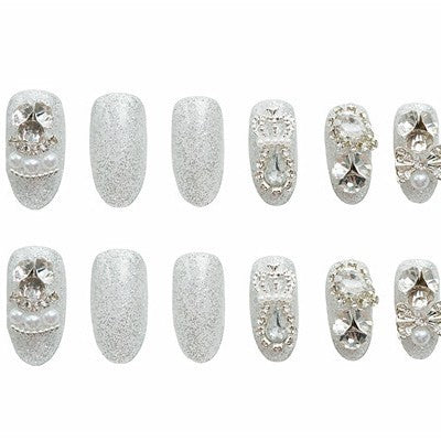 Decorative Rhinestone Press-On Nail Art 1790727058