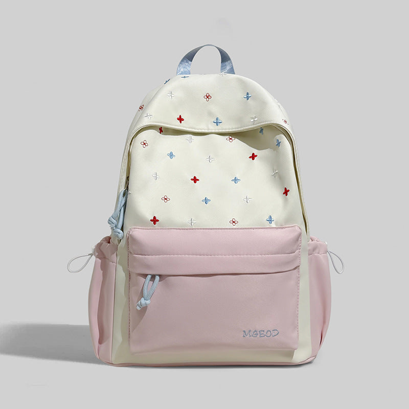 Decorative Floral Embroidered Backpack Kalsten