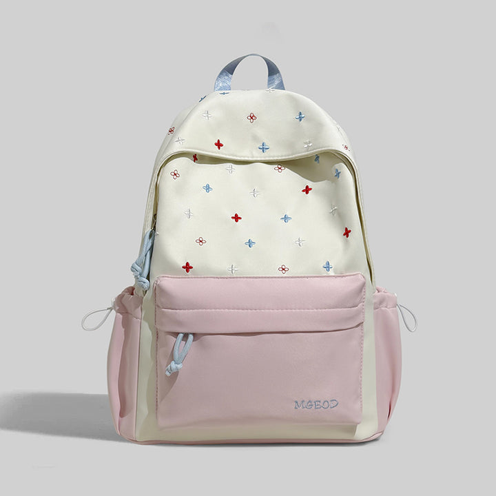 Decorative Floral Embroidered Backpack Kalsten