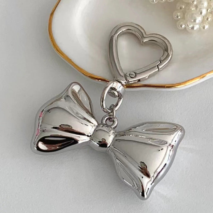Heart-Shaped Bow Keychain Kalsten