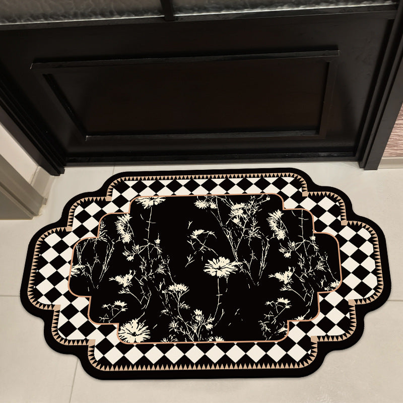 Floral Welcome Mat