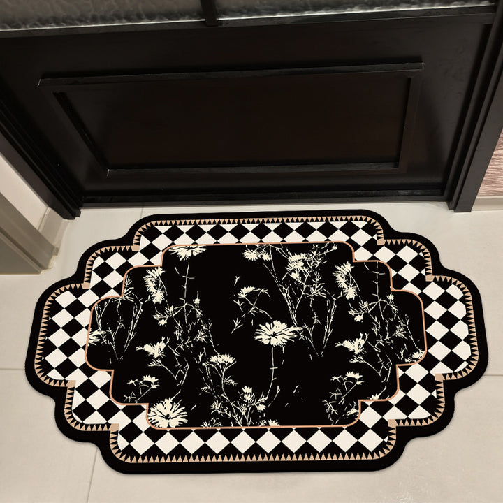 Floral Welcome Mat
