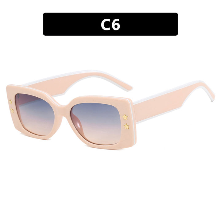 Ladies extravagant square sunglasses with stylish details Kalsten
