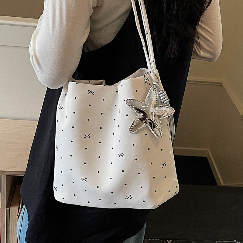 Casual Polka Dot Shoulder Bag