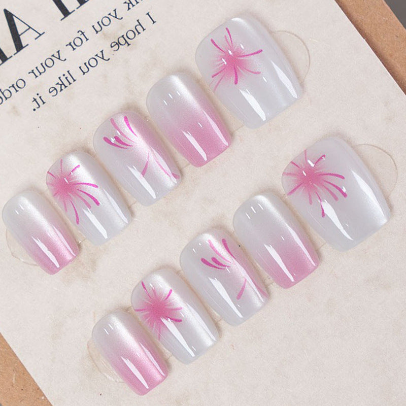 Floral Design Press-On Nail Art